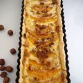 Tarte à la courge butternut, oignon et noisettes