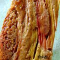  Gâteau renversé à la rhubarbe avec farine de[...]