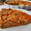 Tarte aux petits pois, carottes (Vegan)