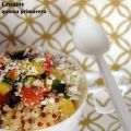 Creamy quinoa primavera (risotto crémeux au[...]