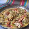 Curry de poulet aux trois poivrons