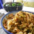 Chou braisé au cumin et raisins secs
