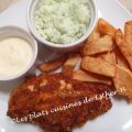 Panure de poulet frit au four