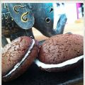 Whoopies Chocolat, Cardamome et Amandes Amères