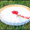 Tarte aux groseilles amandes et meringue