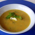 Potage de carottes à la menthe