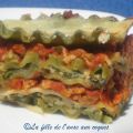 LASAGNE À LA SAUCISSE, AUX ÉPINARDS ET AU[...]