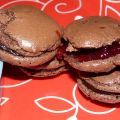 macaron chocolat et chocolat framboises
