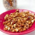 Granola cajou et dattes, au beurre de cacahuètes