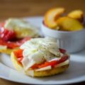Sandwich déjeuner au saumon fumé