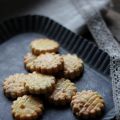 Petits sablés bretons à la nougatine