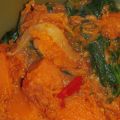Curry de courge et d'épinards