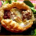 Tartelettes au magret séché et chèvre