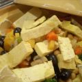 Tajine de pois chiches et tofu