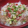 Salade de vermicelle de riz, avocat et surimi,[...]