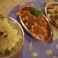 Curry de pois chiches et d'aubergine