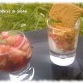 Duo de verrines de fraises au porto-basilic et[...]