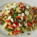 Salade de couscous et lentilles