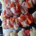 Brochettes poulet/ananas