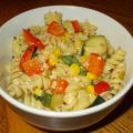 Salade de pâtes aux légumes grillés