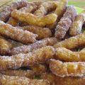 Churros au lait et sucre de canne doré