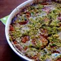 En passant... clafoutis abricots-pistaches...