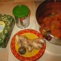 Soupe de carottes au gingembre et  aux 2 thés