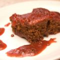Pouding chômeur au chocolat et aux fraises