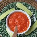 Crème de lentilles corail aux poivrons grillés