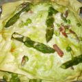 Lasagnes aux asperges et petits pois ww