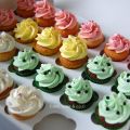 Minis Cupcakes pour le mariage de Charlotte