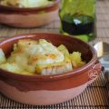 Gratin de cabus avec bacon, safran et fromage[...]