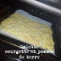 Galette de courgettes et pommes de terre