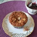 Muffins framboises, mûres, sureaux et noisettes