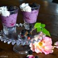 Verrines à la mousse légère de mûres sauvages