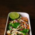 Salade d'inspiration Thaïe au poulet effiloché