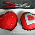 Cupcakes de la Saint-Valentin, framboise-eau de[...]