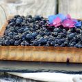 Tarte aux myrtilles et aux spéculoos