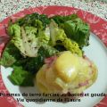 Pommes de terre farcies au bacon et gouda