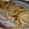 Pizza façon flammenküche, Recette Ptitchef