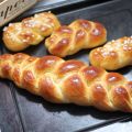 Brioches tressées { pâte levée }
