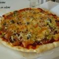 Pizza au salami, Recette Ptitchef