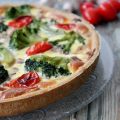 Tarte Brocolis & Champignons