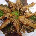 Pilons de poulet aux graines de sésame