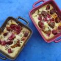Petits clafoutis chèvre, figues et miel
