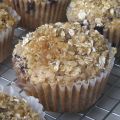 Muffins blé, avoine et bleuets