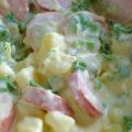 Recette de salade de pommes de terre arlequin