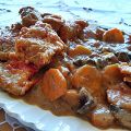 Sauté de seitan Marengo (Vegan)