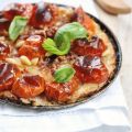 Tarte tatin de tomates et jambon de Parme
