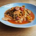 La soupe rustique : chorizo, chou et pois[...]